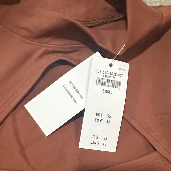 Abercrombie & Fitch Rust Sleeveless Bodysuit - Picture 4 of 7